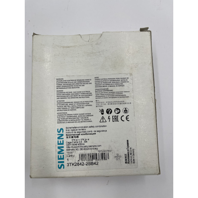 SIEMENS 3TK2842-2BB42 Przekaźnik bezpieczeństwa (TRUMPF Mat. nr:364997)