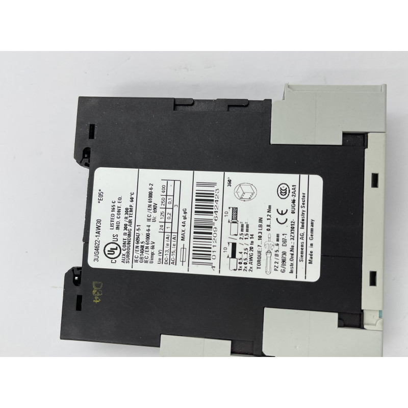 Siemens UG4622-1AW30 Przekaźnik nadzorczy prądu