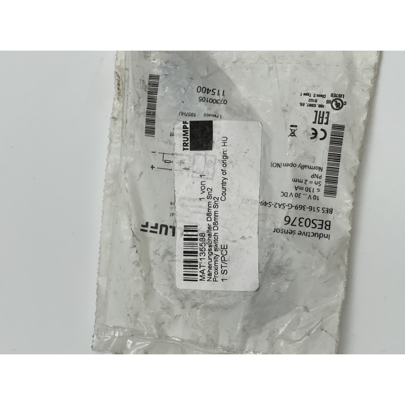 Czujnik indukcyjny BES0376 BES 516-369-G-SA2-S49-00.05