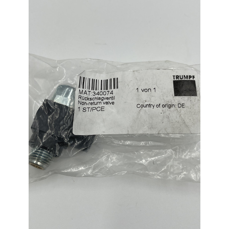 Non-return valve	(TRUMPF Mat.nr:340074)