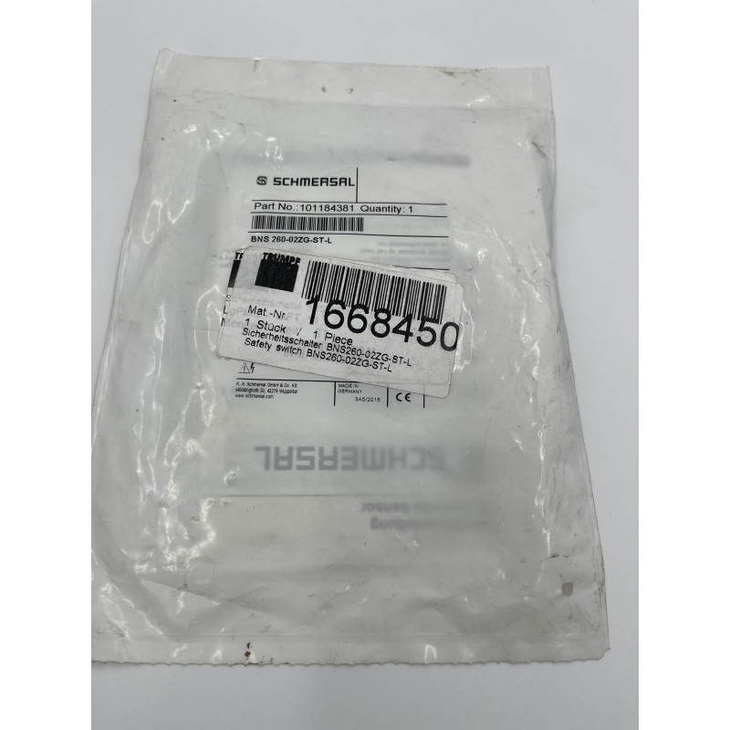 Schmersal BNS260-02ZG-ST-L Safety Switch (TRUMPF Mat.nr: 1668450)