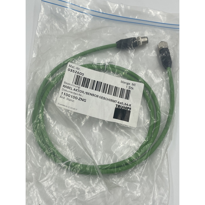 Kabel Aktor/Sensor Geschirmt 4x0.34-X (TRUMPF Mat. nr:0352600)