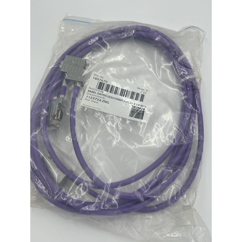 Kabel Daten Geschirmt 2x0.32-X DP-BUS (TRUMP Mat.nr:1807670)