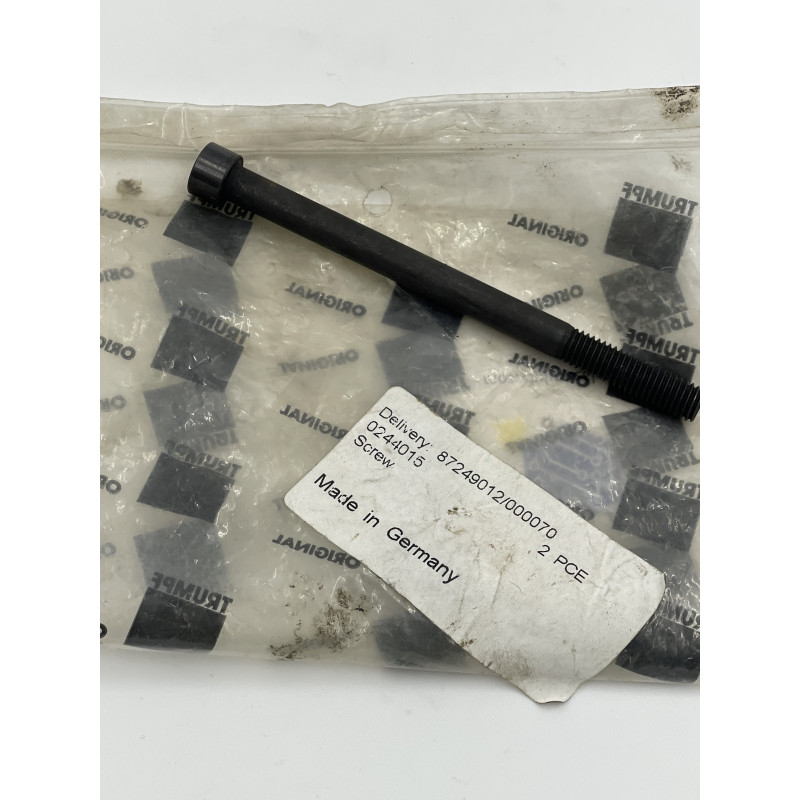 Screw, Głowica tnąca, część, mocowanie (TRUMPF Mat.nr:0244015)