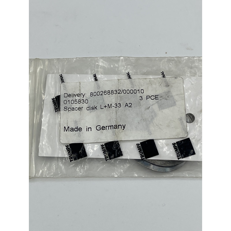 Spacer disk L+M-33 A2 (Głowica tnąca) (TRUMPF Mat.nr:0105830)