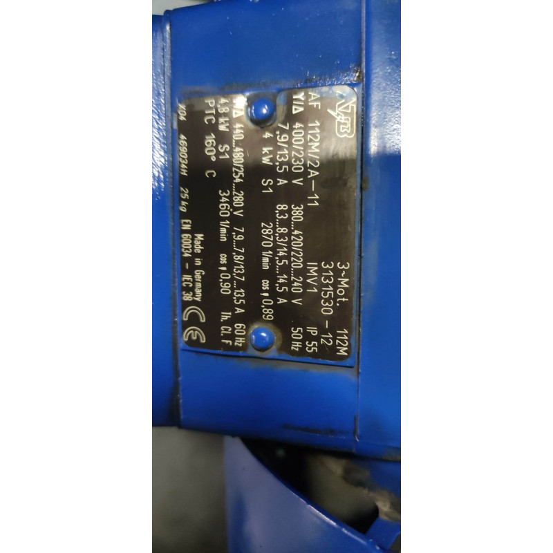 Silnik wentylatora, Wirnik wentylatora Odpylacz Handte MF-L 2000