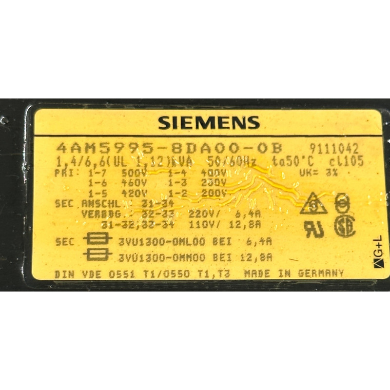 SIEMENS 4AM5995-8DA00-0B Transformator