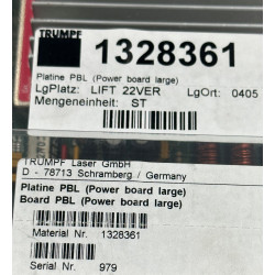 TRUMPF PBL 18-19-25-00/01 (TRUMPF Mat.nr:1328361)