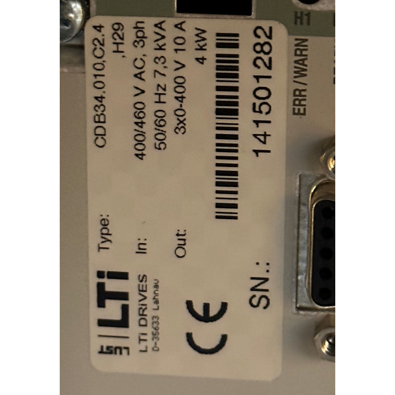 CDB34.010C2.4,H29 SERVO DRIVE 4KW LUST LTI