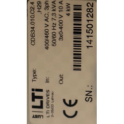 LTI DRIVES, CDB34.010.C2.4, H29