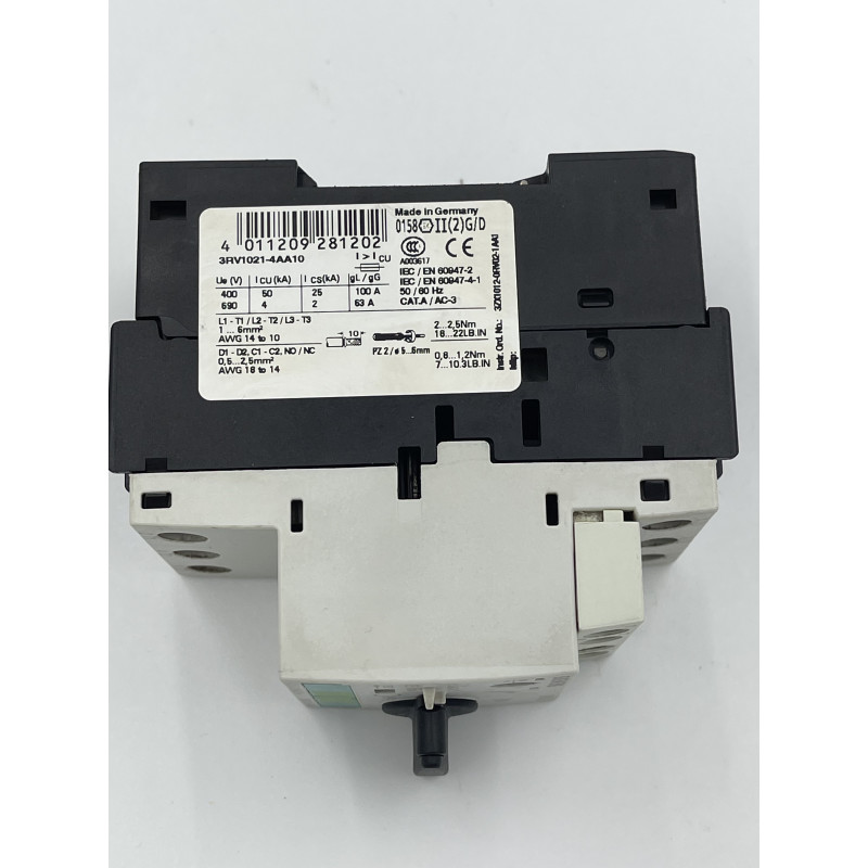 Wyłącznik silnikowy SIEMENS 3RV1021-4AA10