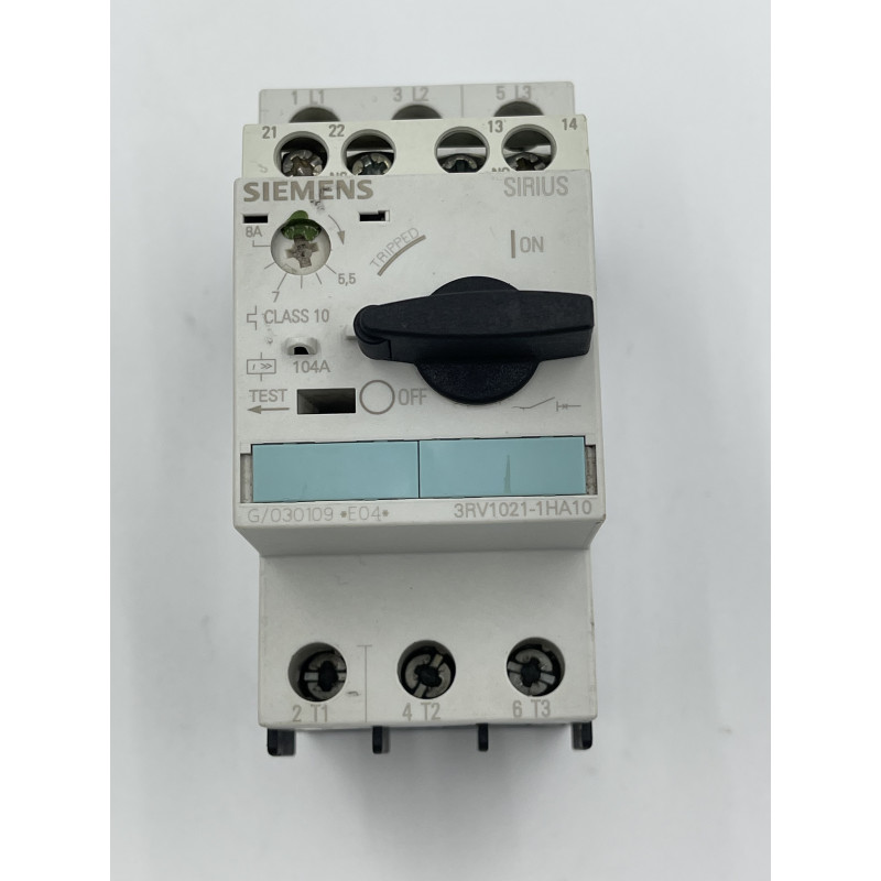 Wyłącznik silnikowy SIEMENS 3RV1021-1HA10