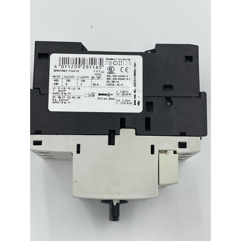 Wyłącznik silnikowy SIEMENS 3RV1021-1GA10