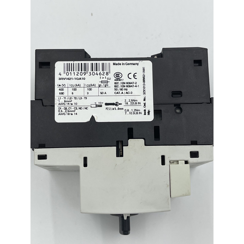 Wyłącznik silnikowy SIEMENS 3RV1421-1GA10