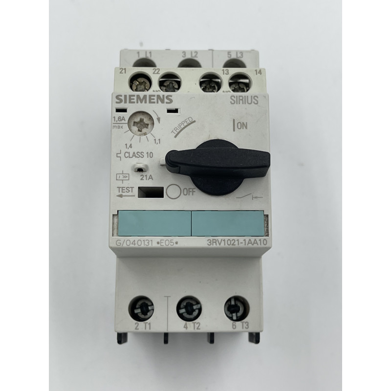 Wyłącznik silnikowy SIEMENS 3RV1021-1AA10