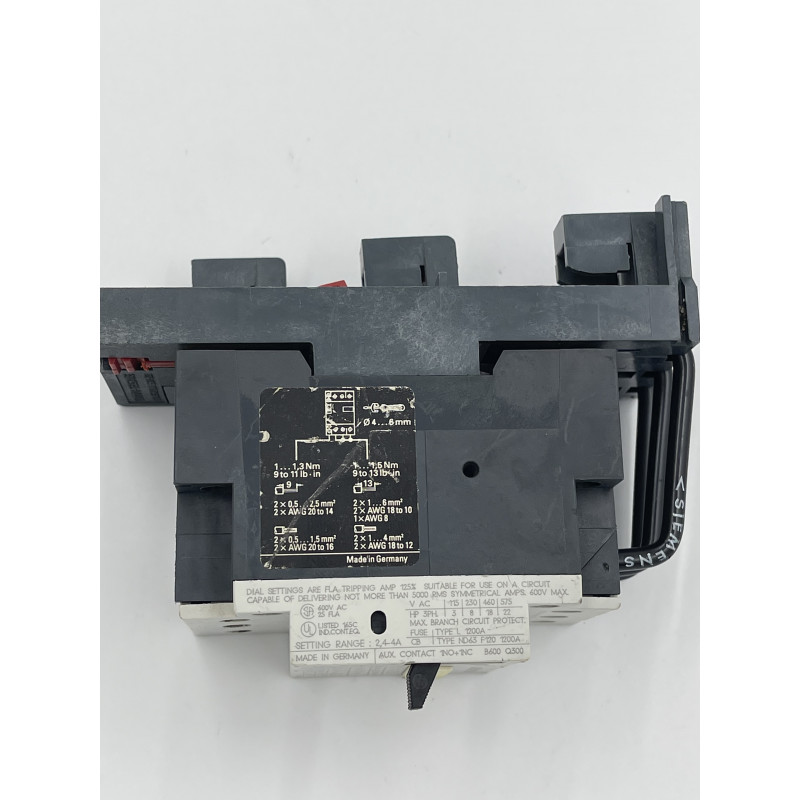 Wyłącznik silnikowy SIEMENS  3VU1300-1MJ00