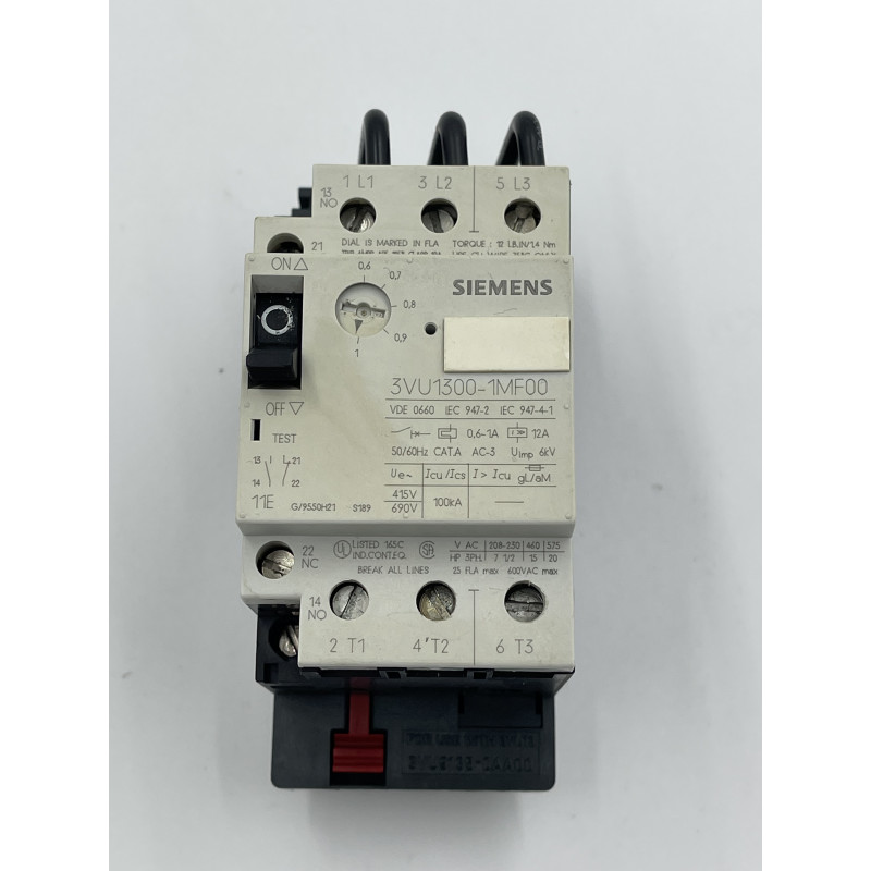Wyłącznik silnikowy SIEMENS 3VU1300-1MF00
