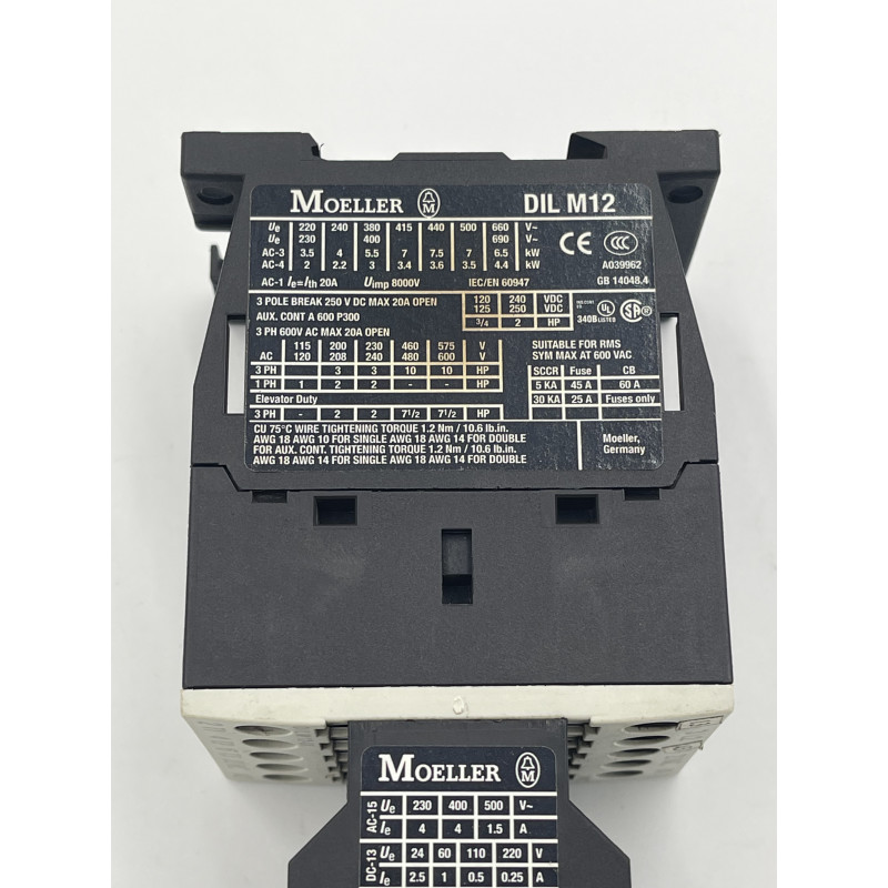 Moeller DIL M12 Stycznik