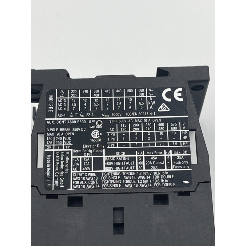 Moeller DIL M12-10-EA Stycznik