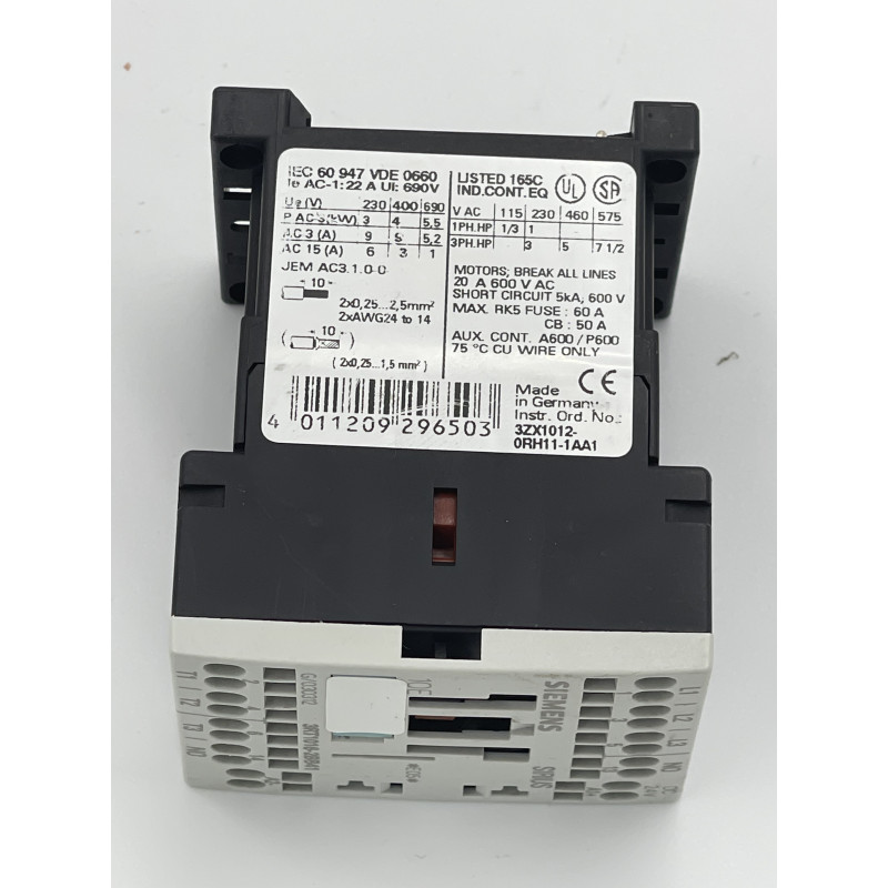 Stycznik SIEMENS 3RT1016-2BB41