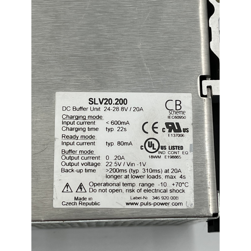 PULS BUFFER UNIT SLV 20